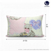 Charm หมอนหนุุนเเพ็คคู่ Catty Picnic ขนาด 17 x 27 นิ้ว