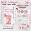 Joji Secret Young แผ่นมาส์กหน้า Bright Blooming Camu Camu Mask 30กรัม (6แผ่น)