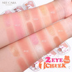 Nee Cara พาเลทบลัชออนและอายแชโดว์ 2 Eyes 1 Cheek N416 1 กรัม+1 กรัม+4.5 กรัม