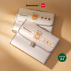 Deli แฟ้มกระเป๋าหีบเพลง Butterbear สีน้ำตาล 13 ช่อง ขนาด A4