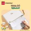 Deli แฟ้มกระเป๋าหีบเพลง Butterbear สีเขียว 13 ช่อง ขนาด A4