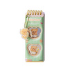 Deli สมุดโน้ตยาว+พวงกุญแจ Butterbear สีเขียว
