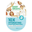Baby Bright แผ่นมาสก์หน้า 10X Hydrating Glass Skin Mask Sheet 20 กรัม (แพ็ก 6 ชิ้น)