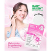 Baby Bright แผ่นมาส์กหน้า Melatonin Brightening Mask 25 กรัม (6แผ่น)
