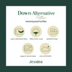 JESSICA หมอนหนุน Down Alternative Pillow