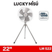 LUCKY MISU พัดลมอุตสาหรรม 3ขา ลมแรง 22 นิ้ว รุ่น LM 522