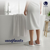 CHARM ผ้าเช็ดตัวโรงแรม แถมฟรี Slipper สี Chalk White