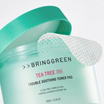 BRINGGREEN โทนเนอร์แพด Tea Tree Cica Trouble Soothing Toner Pad 150กรัม