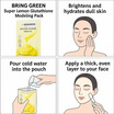 BRINGGREEN มาสก์เจลลี่สปาเกาหลี Super Lemon Glutathione Modeling Pack 28กรัม