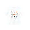 เสื้อยืดคอกลม ลาย Gohan สีขาว