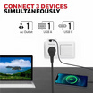 Honeywell ปลั๊ก 1ช่อง 1 USB 1 TypeC