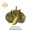 สวนเจ้าพายุ ทุเรียนกระดุม กล่อง 3 ลูก (3.5 - 4 กก.)