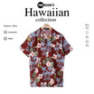 THE ROOM'S - เดอะรูม เสื้อฮาวาย ลาย อันดามัน สีเลือดหมู