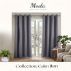 MODA Home and Living ผ้าม่านประตู 130x220cm. รุ่น Calm สีเทา