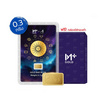 Ausiris ทองคำแท่ง 96.5% น้ำหนัก 0.3 กรัม 12 Zodiac