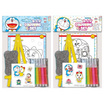 Wanna D.I.Y. Colouring Set Doraemon ระบายสีขาตั้ง คละแบบ (แพ็ก 2 ชุด)