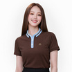 CP ALL เสื้อโปโลหญิง Upcycling สีน้ำตาล