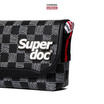 กระเป๋า Hobs รุ่น Hobs x Superdoc 12นิ้วสะพายข้างสีดำ แถมถุงหูรูดSuperdoc