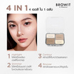 Browit พาเลทไฮไลท์และคอนทัวร์ Face On Point Highlight & Contour 1.1กรัม+1.5กรัม+2.5กรัมx2
