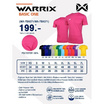Warrix เสื้อฟุตบอลคอกลมแขนสั้น สีม่วง
