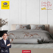 Satin Plus ผ้าปูที่นอน สีมงคล6 ฟุต 5 ชิ้น LKS005 (ไม่รวมนวม)