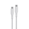 Maktar Type-C to C Cable White รุ่น MKCB-CC-WOV-W12