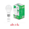 หลอด LED BULB นาโน E27 12W แสงขาว แพ็กคู่