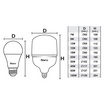 หลอด LED BULB นาโน E27 12W แสงขาว แพ็กคู่