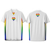 เสื้อคอปก สีขาว Love Wins