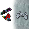 SET GIFT CARD SONY PLAYSTATION 500B. 3 ใบ + แผ่นผ้าทอโพลีเอสเตอร์ LOGO PLAYSTATION 3 ชิ้น