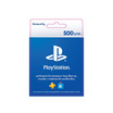 SET GIFT CARD SONY PLAYSTATION 500B. 3 ใบ + แผ่นผ้าทอโพลีเอสเตอร์ LOGO PLAYSTATION 3 ชิ้น