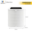 Worldtech  ไส้กรองเครื่องฟอกอากาศ HEPA 13  รุ่น WT-P120-Filter