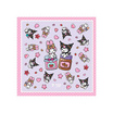 ผ้าพันคอ My Melody & Kuromi สีม่วง ขอบสีชมพู