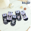 Kitaku Kuromi ถุงเท้าข้อสั้น 1 เซต 5 คู่ Free size
