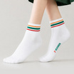 ถุงเท้าเยื่อไผ่ข้อเว้าตาตุ่ม ลาย 7-Eleven ขนาด 23-25 CM. สีขาว แพ็ก 2 ชิ้น