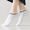 ถุงเท้าเยื่อไผ่ข้อเว้าตาตุ่ม ลาย 7-Eleven ขนาด 23-25 CM. สีขาว