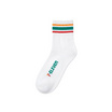 ถุงเท้าเยื่อไผ่ข้อสั้น ลาย 7-Eleven ขนาด 23-25 CM. สีขาว แพ็ก 2 ชิ้น