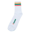 ถุงเท้าเยื่อไผ่ข้อยาว ลาย 7-Eleven  ขนาด 25-27 CM. สีขาว แพ็ก 2 ชิ้น