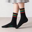 ถุงเท้าเยื่อไผ่ข้อยาว ลาย 7-Eleven  ขนาด 25-27 CM. สีดำ