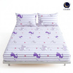 Charm ผ้าปูไม่รวมนวม Purple Whale 5ft 3pcs
