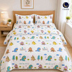 Charm ผ้าปูรวมนวม Dino Play 6ft 4pcs