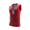 เสื้อวอลเลย์บอลทีมชาติชายแขนกุด แดง