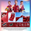 เสื้อวอลเลย์บอลทีมชาติหญิงแขนกุด น้ำเงิน