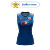 เสื้อวอลเลย์บอลทีมชาติหญิงแขนกุด น้ำเงิน
