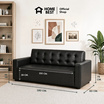 Home Best โซฟาหนัง PVC 3 ที่นั่ง รุ่น Grand