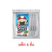 เถ้าแก่น้อย บิ๊กชีท สาหร่ายทอด รสซีฟู้ด 28 กรัม (แพ็ก 6 ชิ้น)