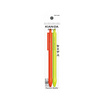 KIAN-DA ปากกาเซมิเจล 0.7 มม. Neon Speed แพ็กคู่ (4 แพ็ก 8 ด้าม)