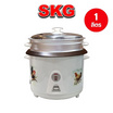 SKG หม้อหุงข้าว มีซึ้งนึ่ง รุ่น SK-122 ขนาด 1 ลิตร (ลายไก่)