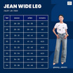 Easy Denim Jeans กางเกงยีนส์ผู้หญิง ขากว้าง JN7063 Light Blue