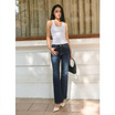 Easy Denim Jeans BOOT CUT กางเกงยีนส์ผู้หญิง เอวยืด JN5078 Dark Blue